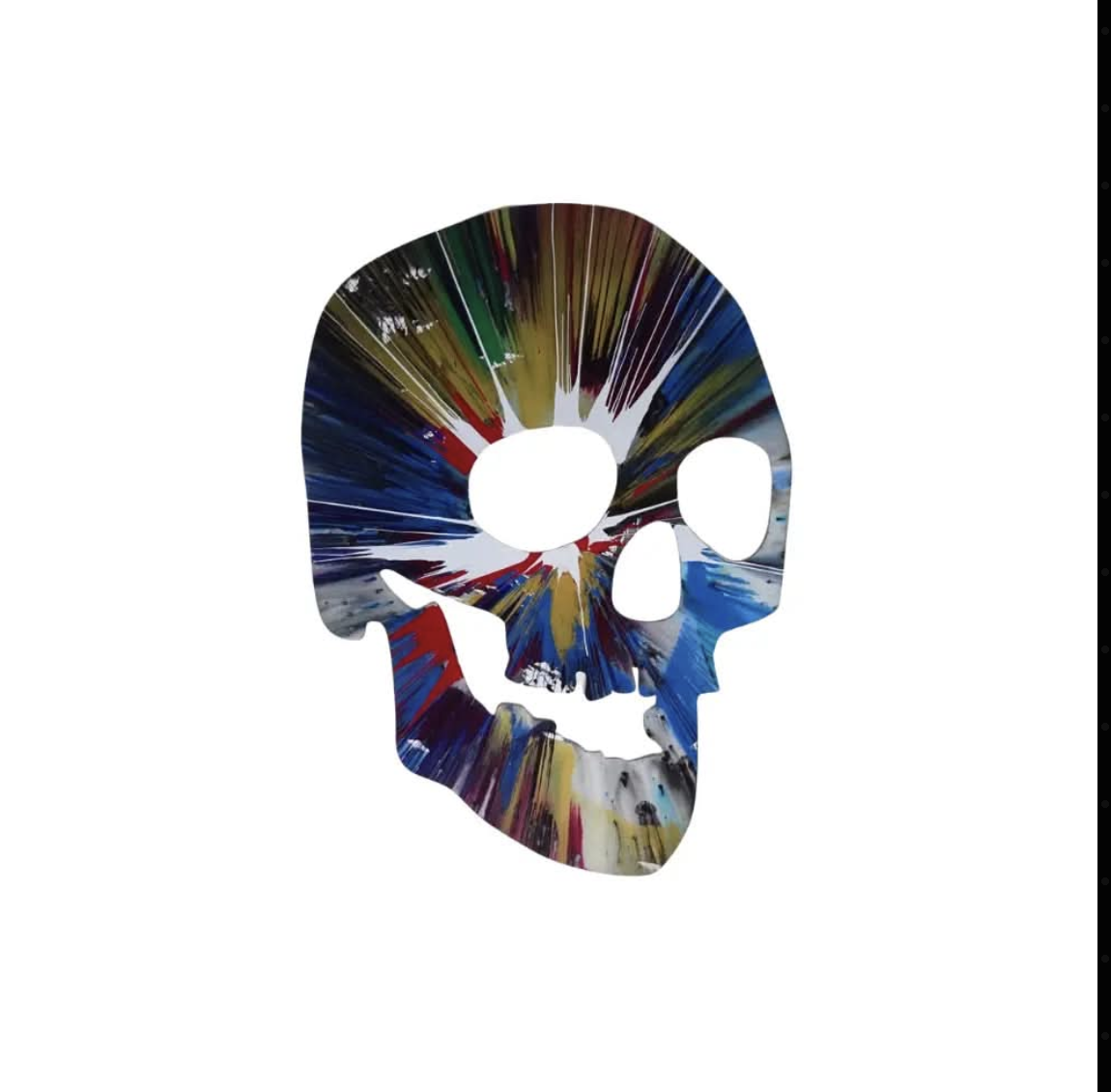 Damien Hirst, Skull Spin Painting (2009) by Damien Hirst