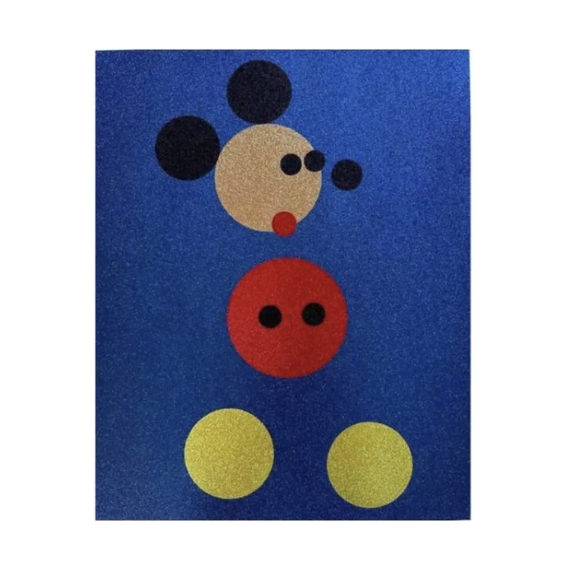 Damien Hirst, Mickey Blue Glitter (2016) by Damien Hirst