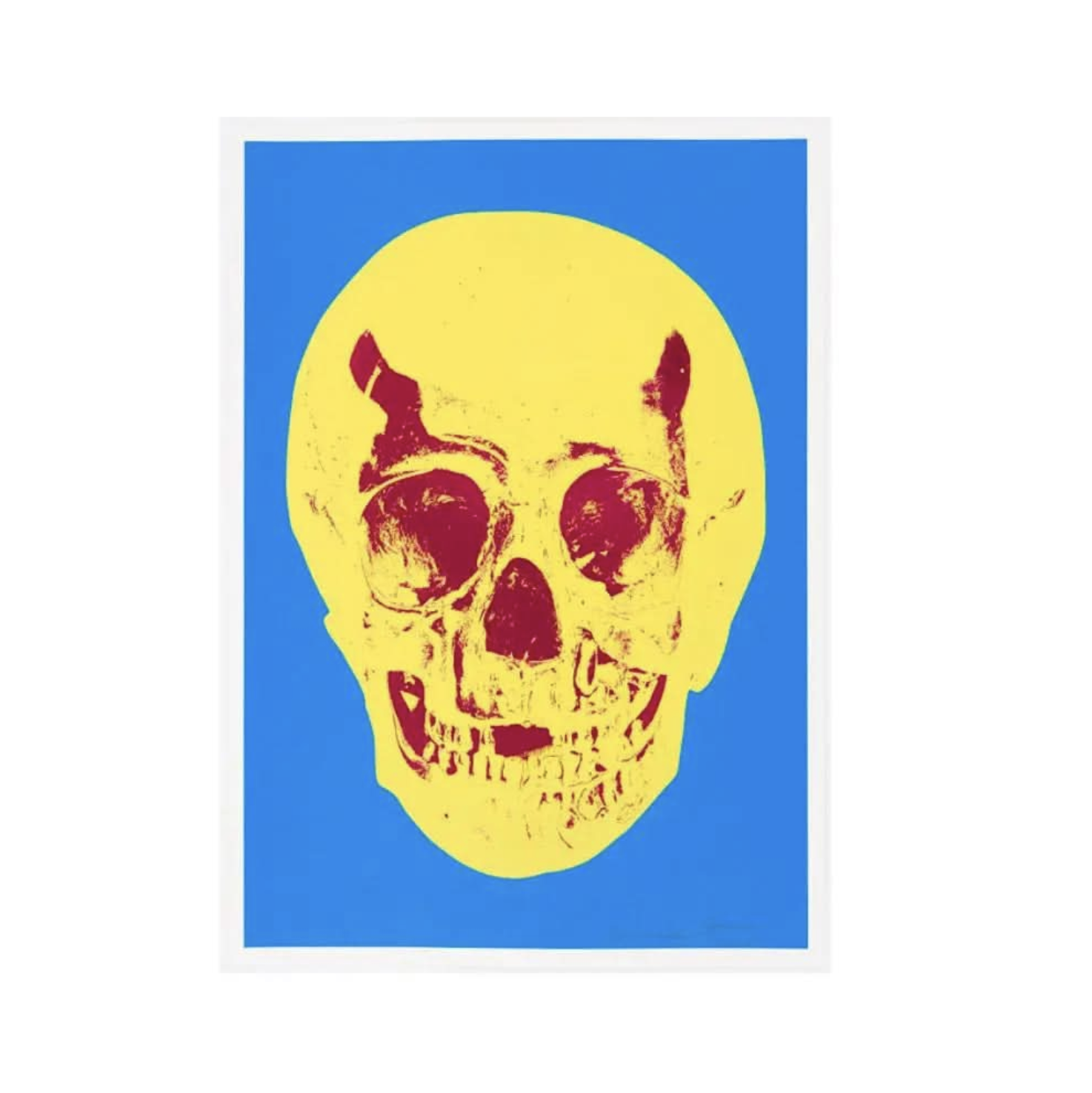 Damien Hirst, Till death do us part, Cerulean Blue (2012) by Damien Hirst