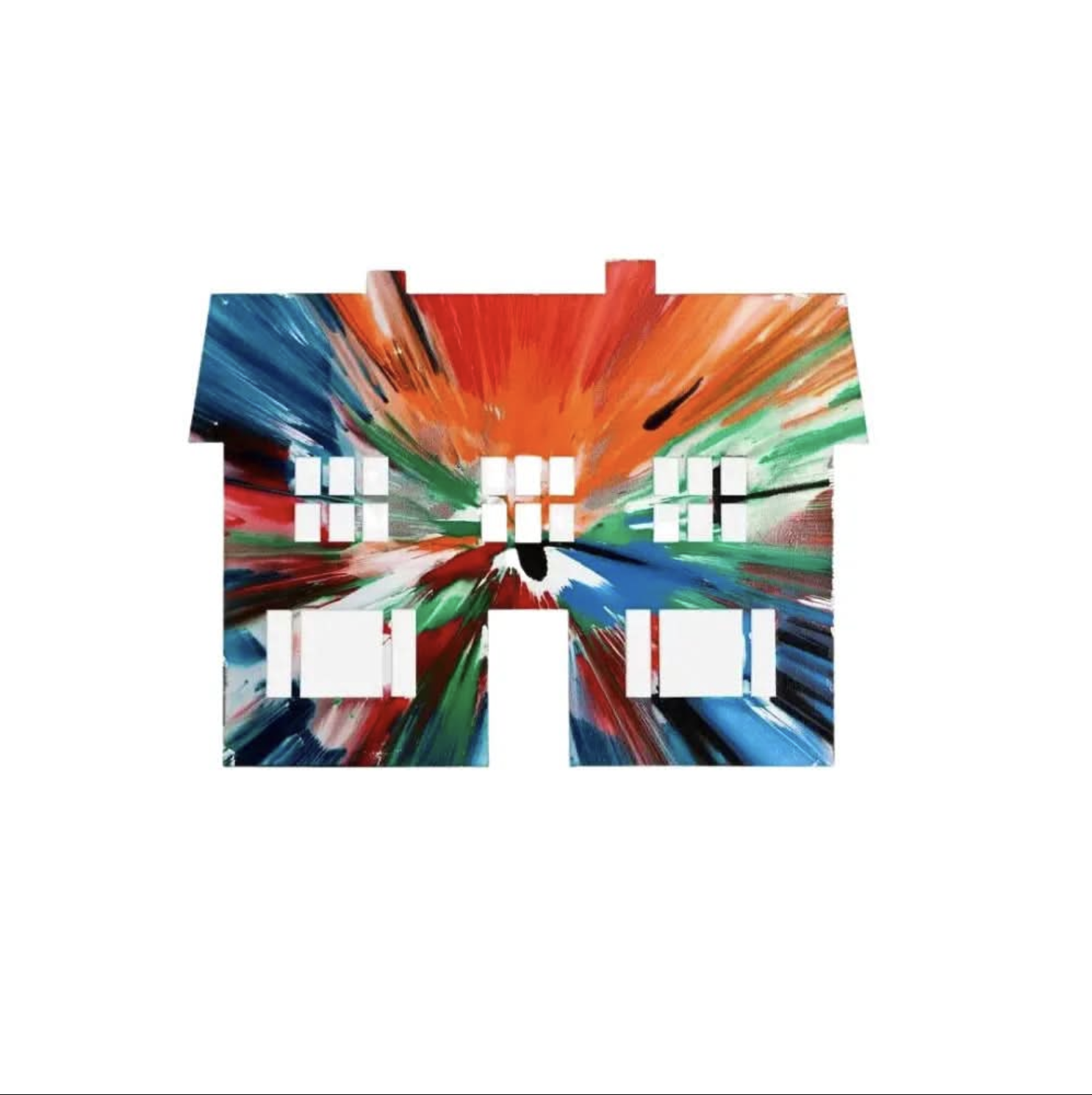 Damien Hirst, Signed House Spin Painting, 2009 by Damien Hirst