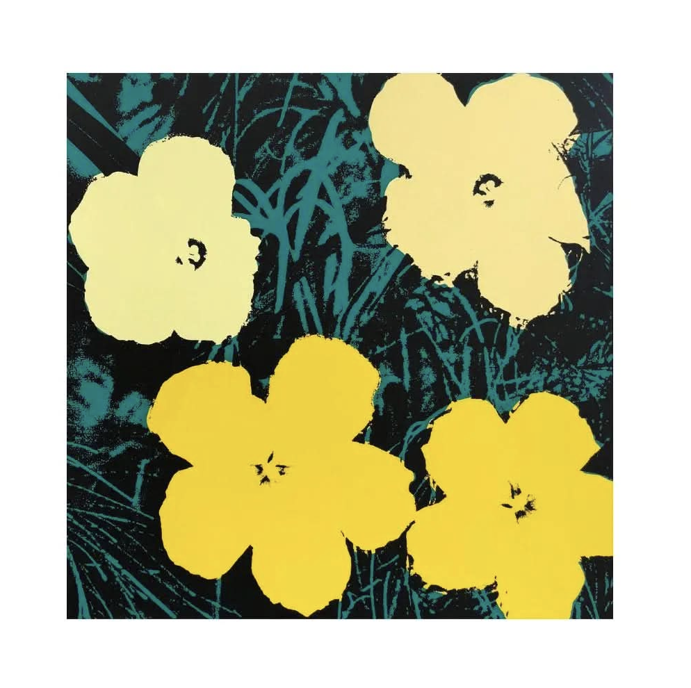 Andy Warhol, Flowers IX (1980) by Andy Warhol