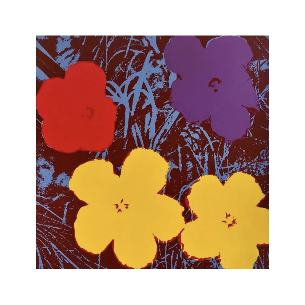 Andy Warhol, Flowers VIII (1980) by Andy Warhol
