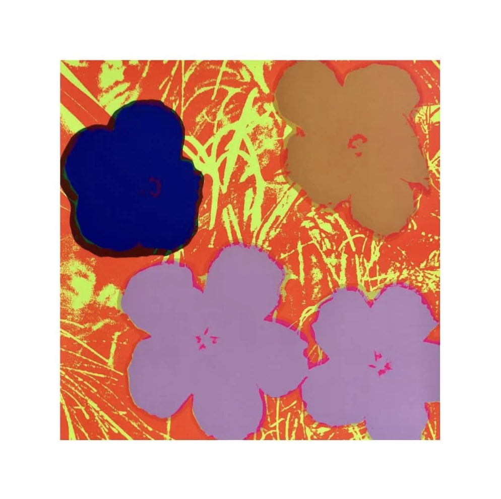 Andy Warhol, Flowers VI (1980) by Andy Warhol