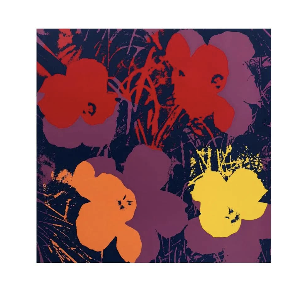 Andy Warhol, Flowers III (1980) by Andy Warhol
