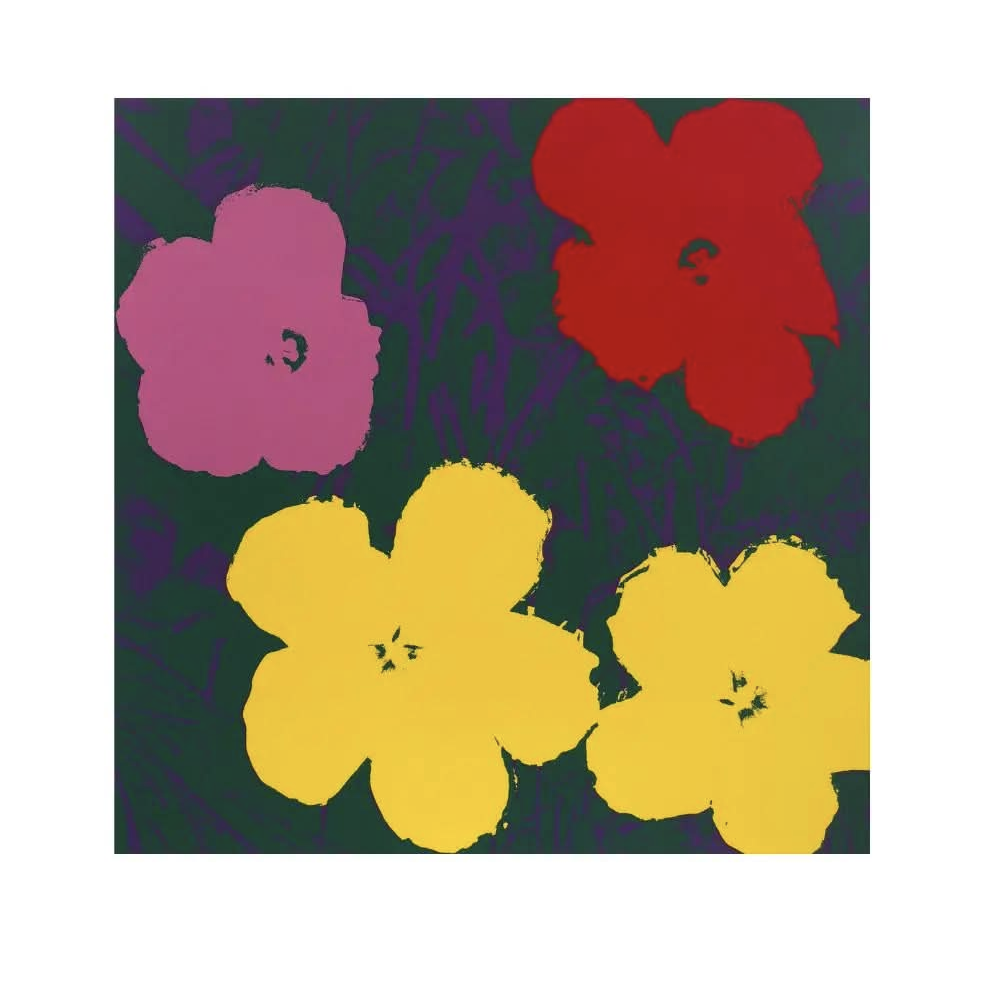 Andy Warhol, Flowers II (1980) by Andy Warhol