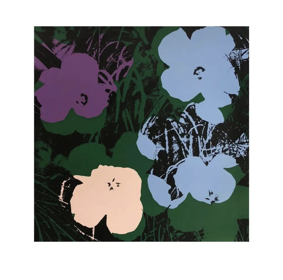 Andy Warhol, Flowers I (1980) by Andy Warhol