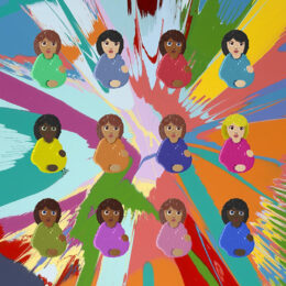 Damien Hirst Signed Great Expectations Print (Reverence Painting Background) by Damien Hirst at Clifton Gallery