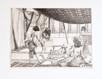 Egyptian Scene by Derwent Lees at Editions Graphiques Ltd