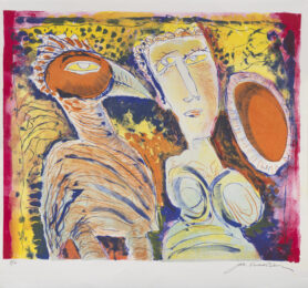 Femme au Perroquet by Jan Vermeiren at Atelier le Grand Village