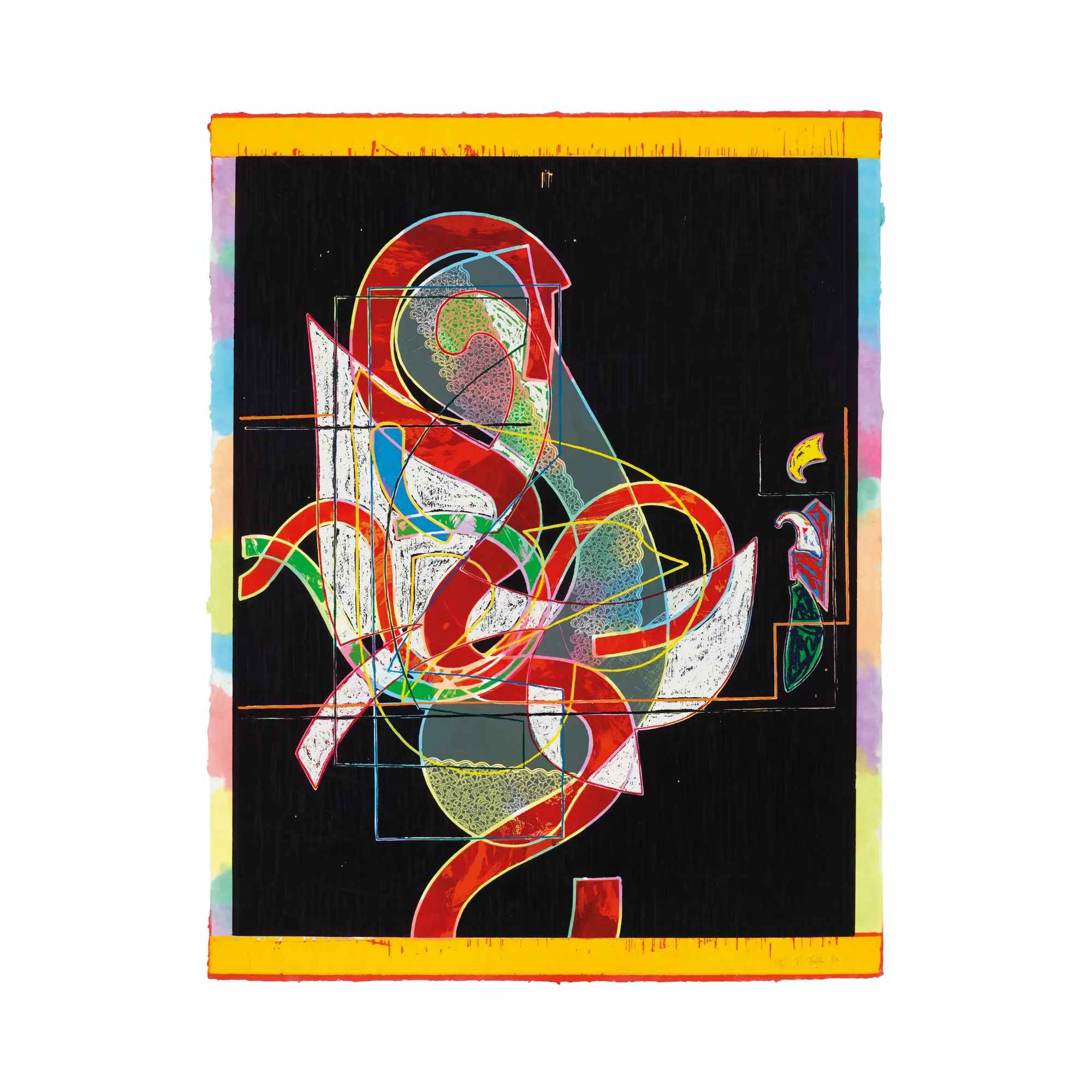 Frank Stella, Pergusa Three from CIRCUITS (1983) by Frank Stella