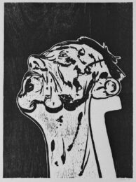 Head and Neck with Prop by Tony Bevan at Emanuel von Baeyer - Cabinet