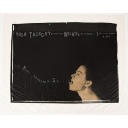 Homage to N.S. by Lesley Dill at Turner Carroll Gallery