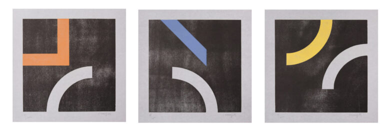 Hommage cercle et carré by Gottfried Honegger at imprints Galerie