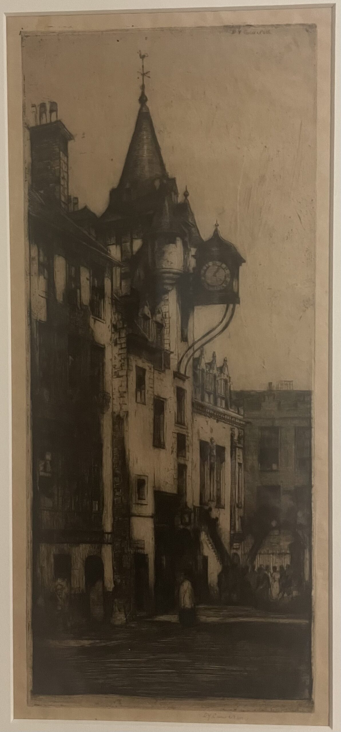 Cameron, The Canongate Tolbooth – Edinburgh by David Young Cameron