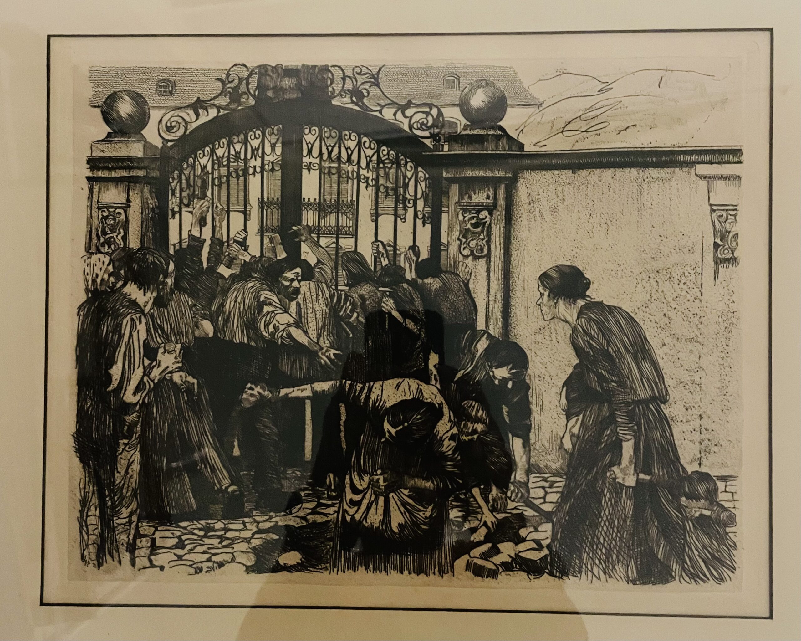 Kollitz, Storming the Gate by Käthe Kollwitz