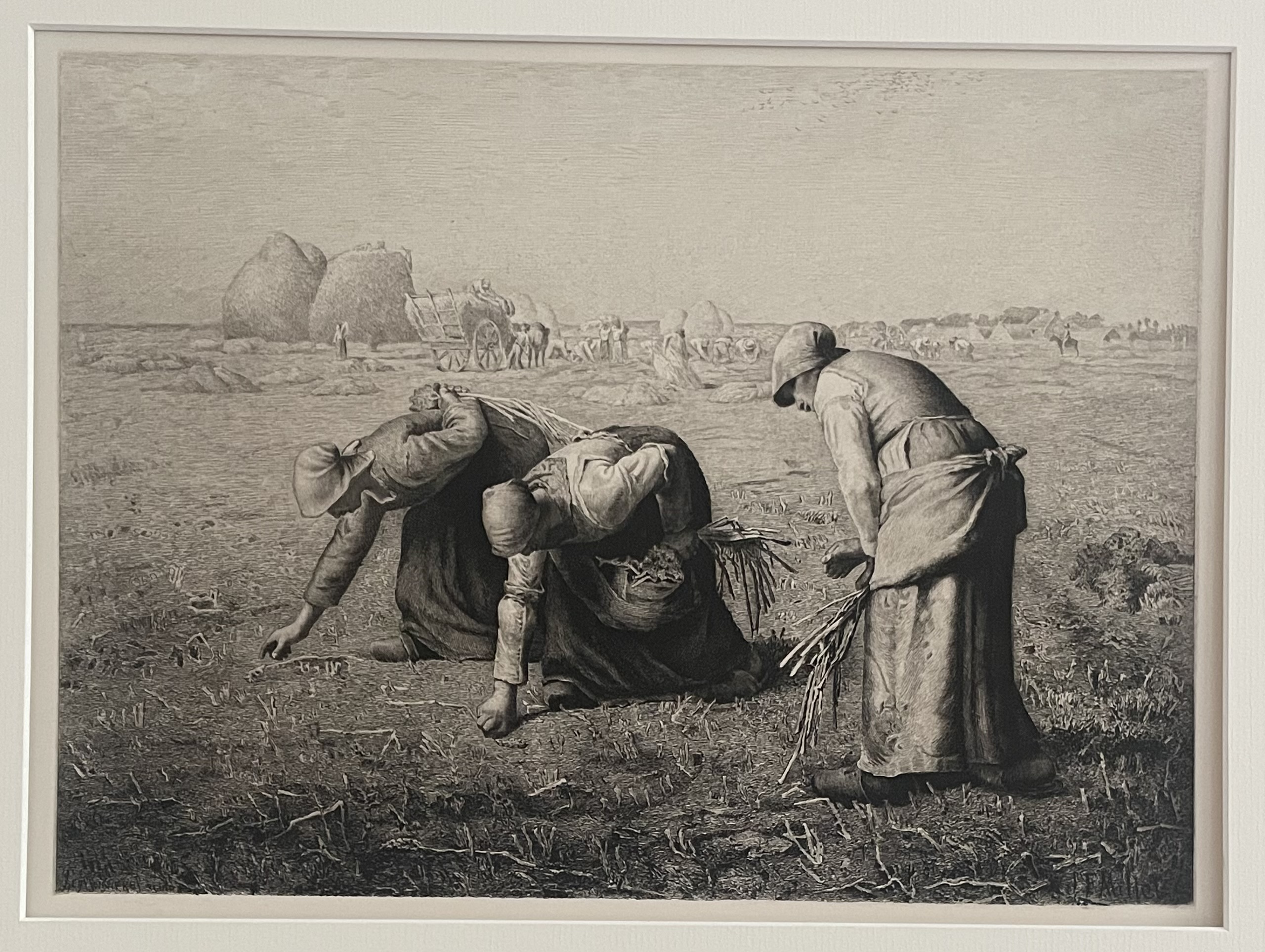 Braquemond, Potato Diggers, after Breton by Félix Bracquemond