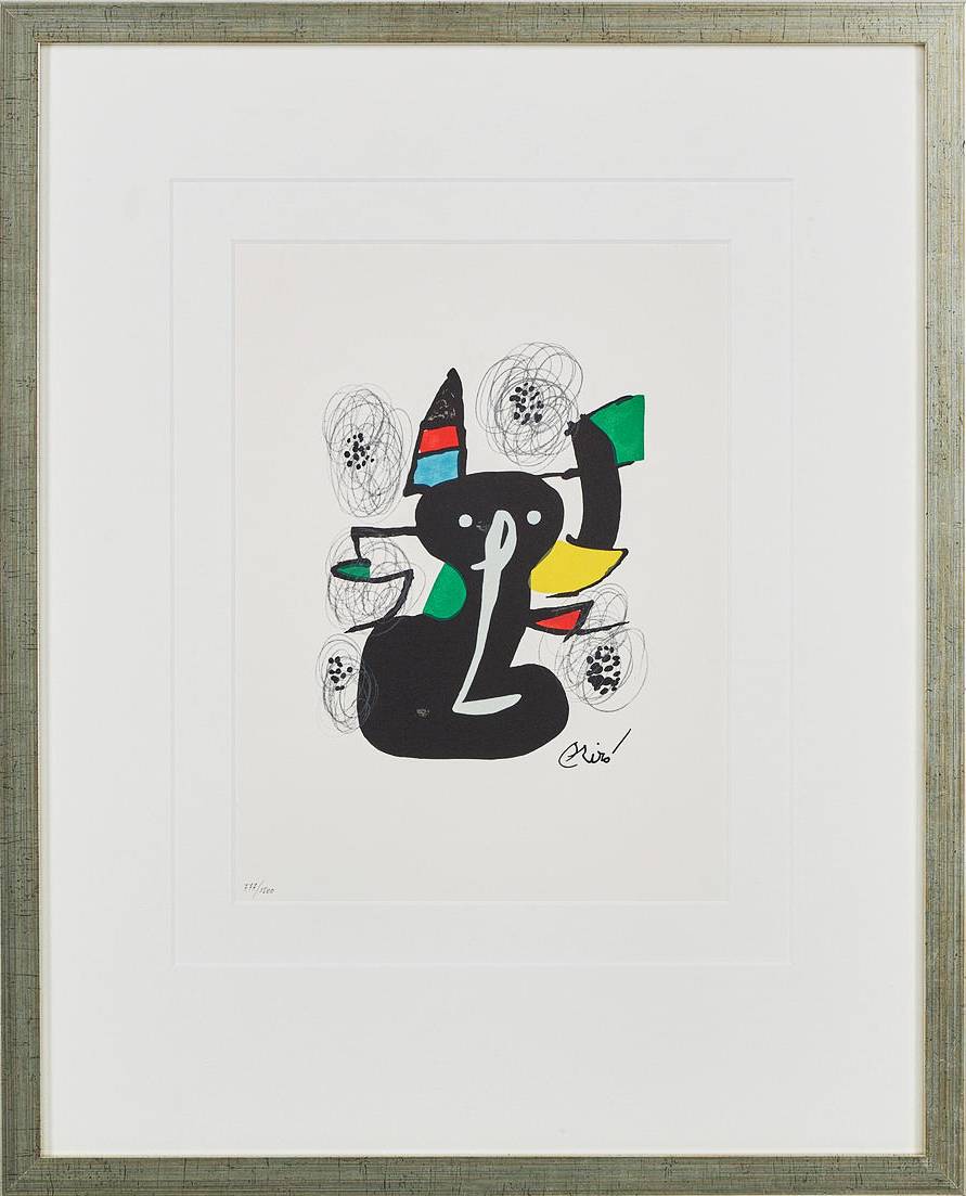 La Mélodie Acide, Planche III by Joan Miro