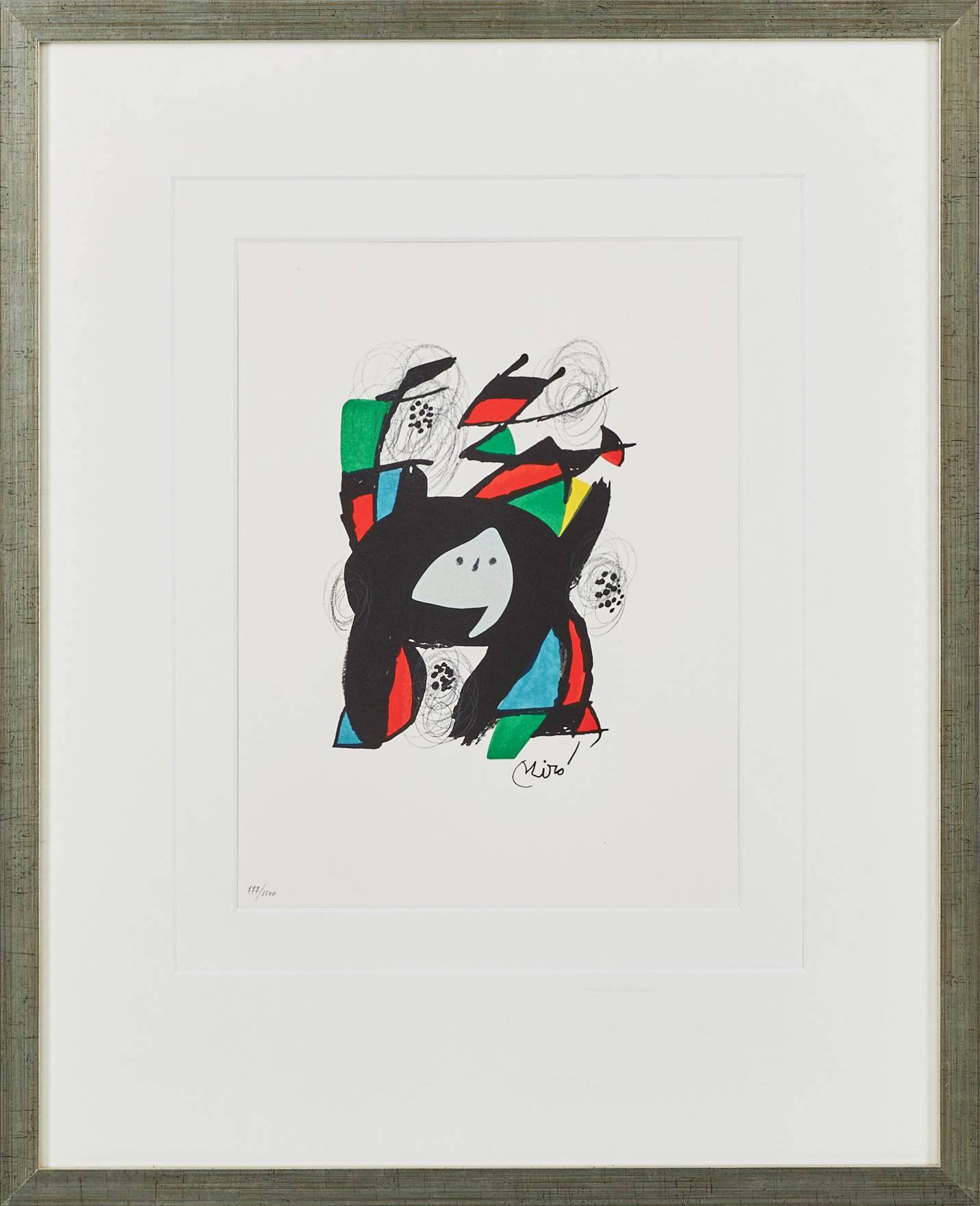 La Mélodie Acide, Planche VIII by Joan Miro