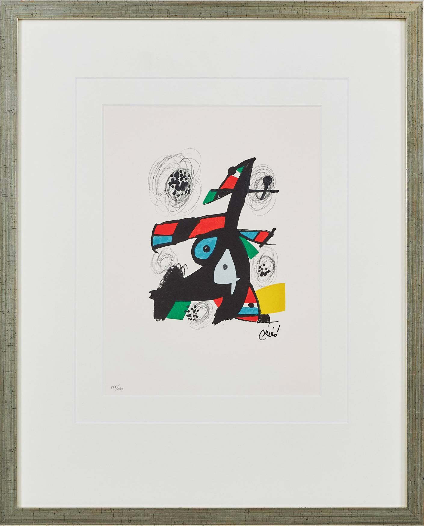 La Mélodie Acide, Planche V by Joan Miro
