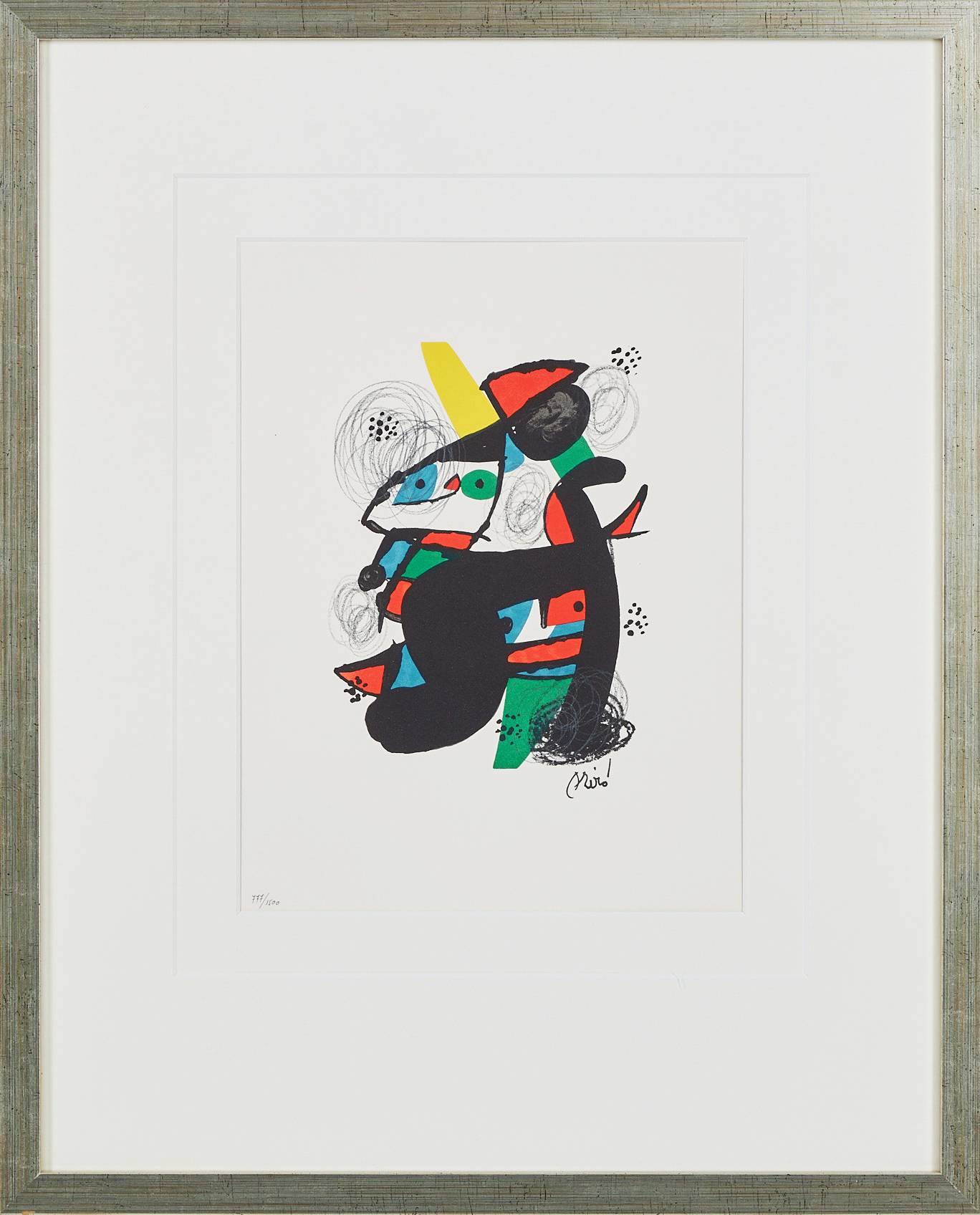 La Mélodie Acide, Planche XI by Joan Miro