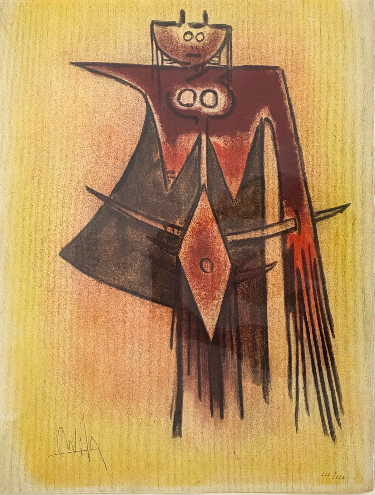 Demoiselle Blasonnee by Wifredo Lam