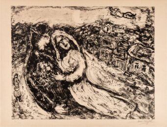 Le Mariage (The Marriage) by Marc Chagall at Epicentrum Art Gallery