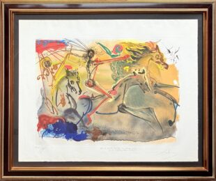 Les Caveliers de l’Apocalypse by Salvador Dalí at Epicentrum Art Gallery