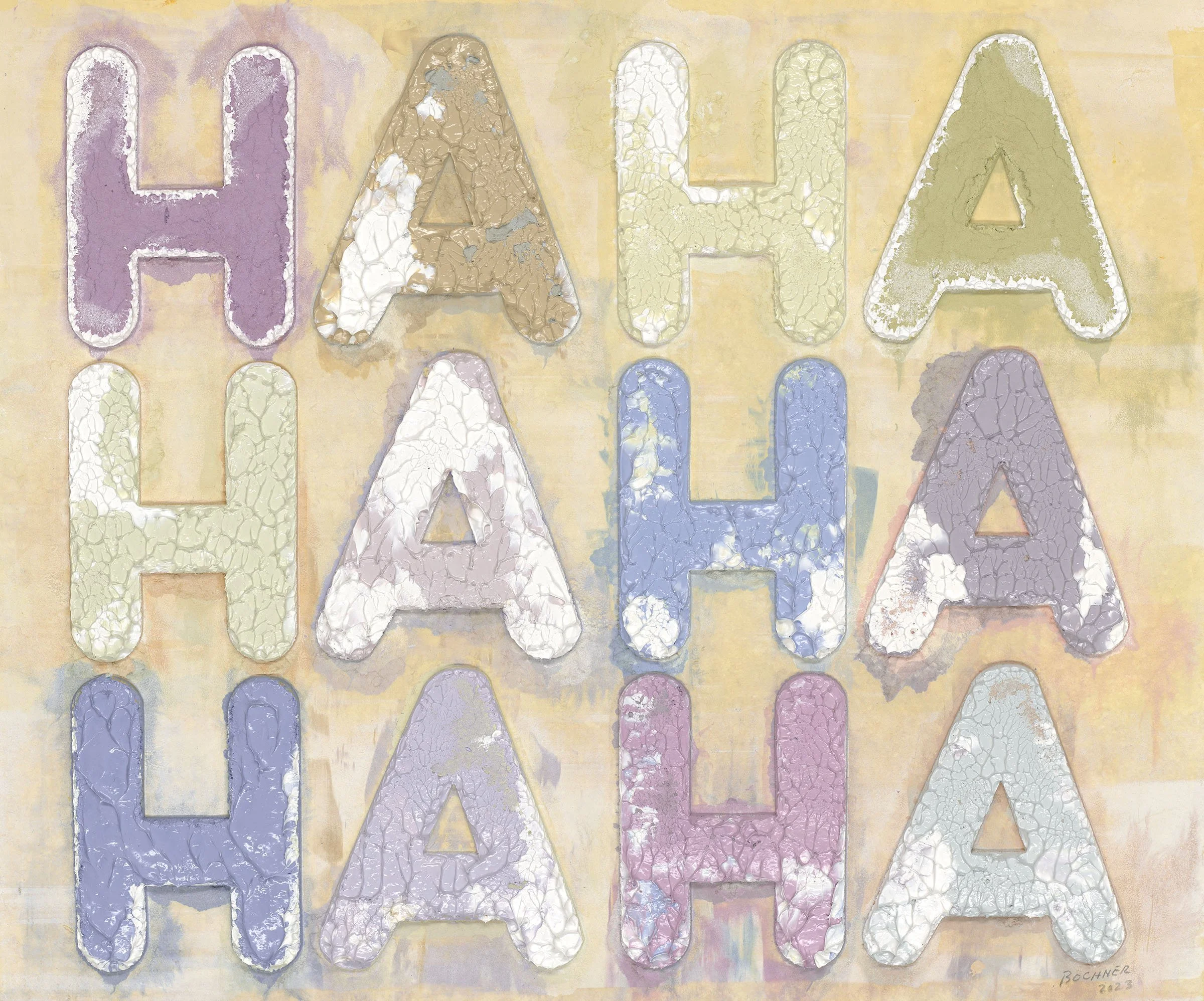 Ha Ha Ha by Mel Bochner