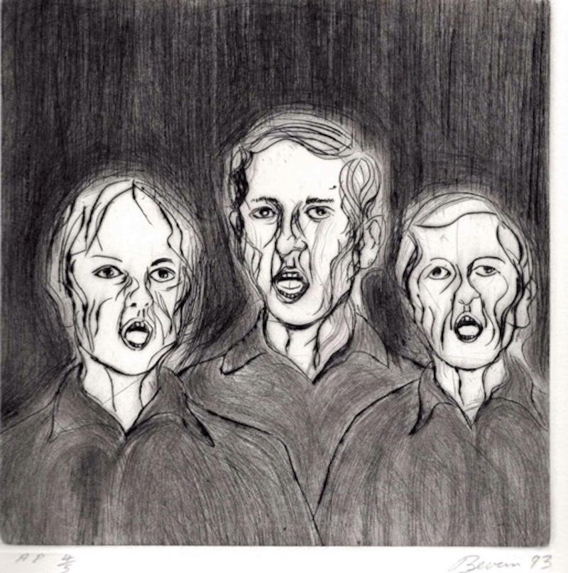 Man and Two Boys (The Meeting) by Tony Bevan