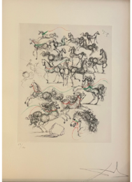 Mao Zedong “Horses” by Salvador Dalí at Puccio Fine Art