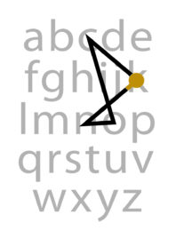Mappings by Kay Rosen at Rene Schmitt Druckgraphik