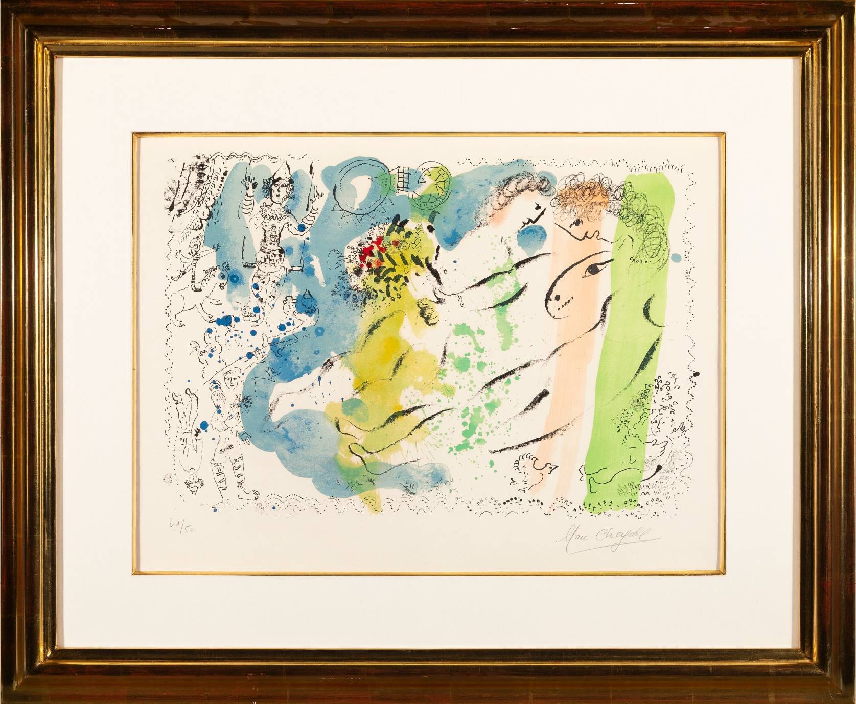 Lumiere du cirque (The Light of the Circus) by Marc Chagall