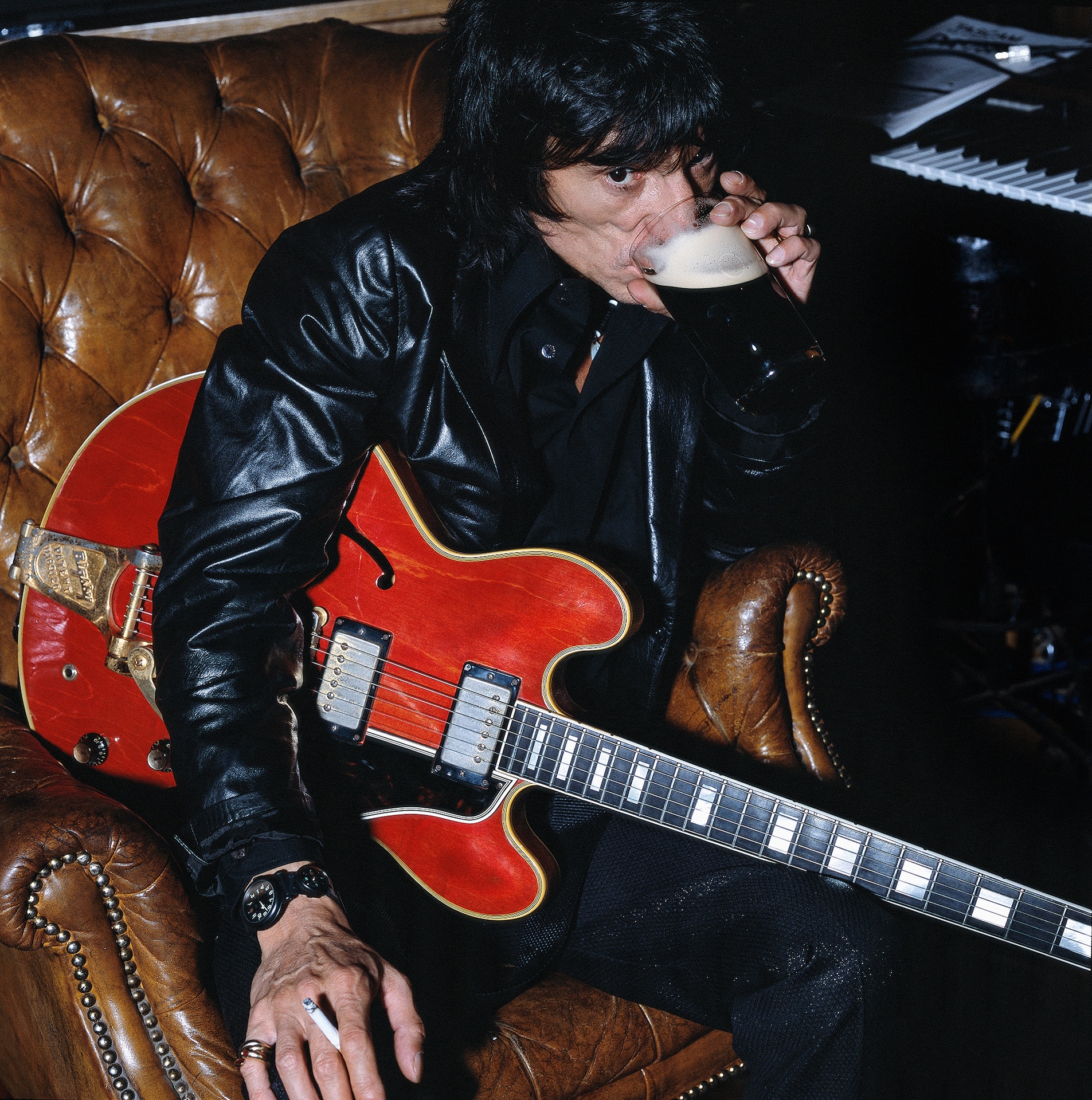 Ronnie Wood, Ronnie x Guinness, London by Markus Klinko