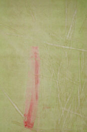 Monotype (Pink vertical) by David Rabinowitch at imprints Galerie