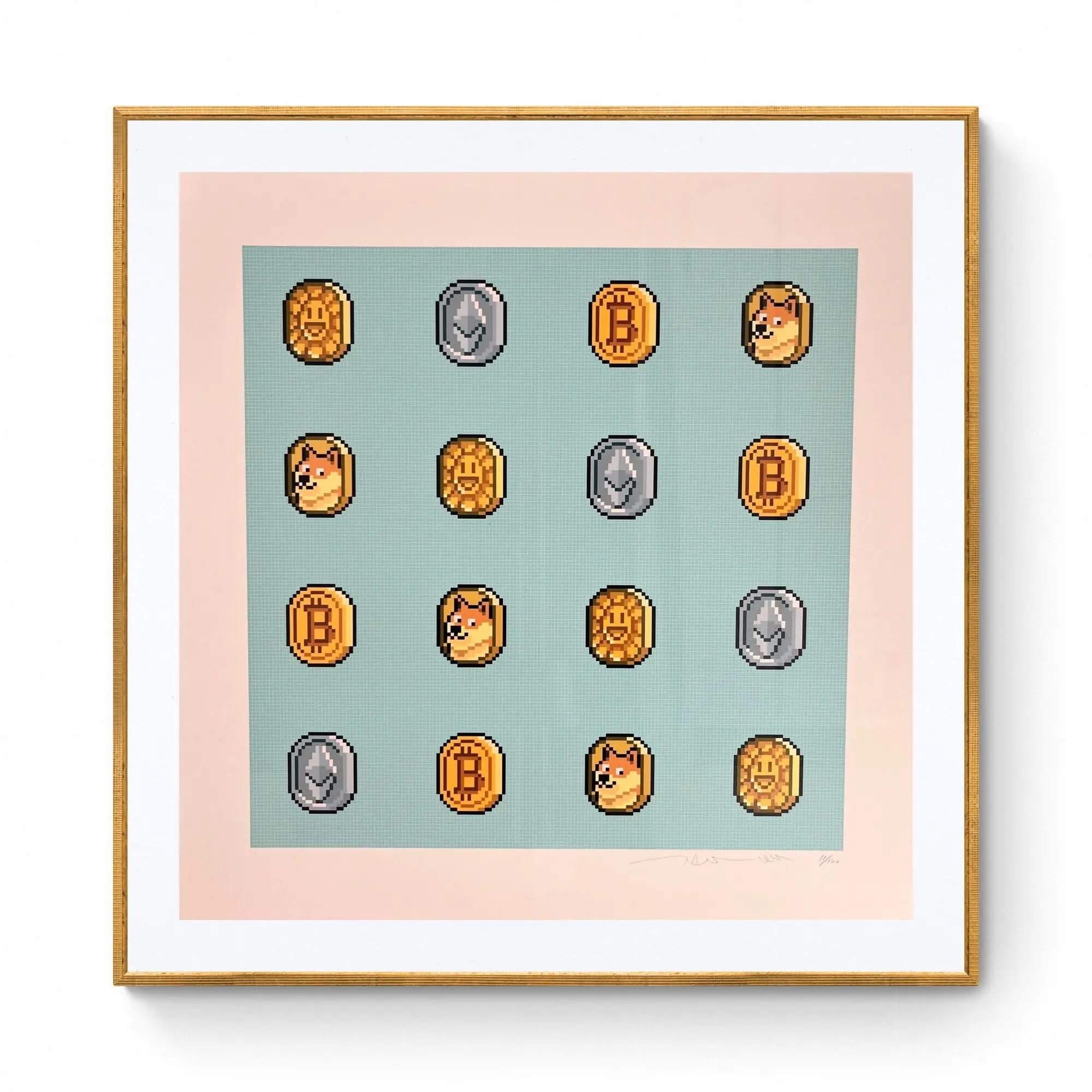 Murakami Takashi, COIN and other Cryptocoins (2023) by Takashi Murakami