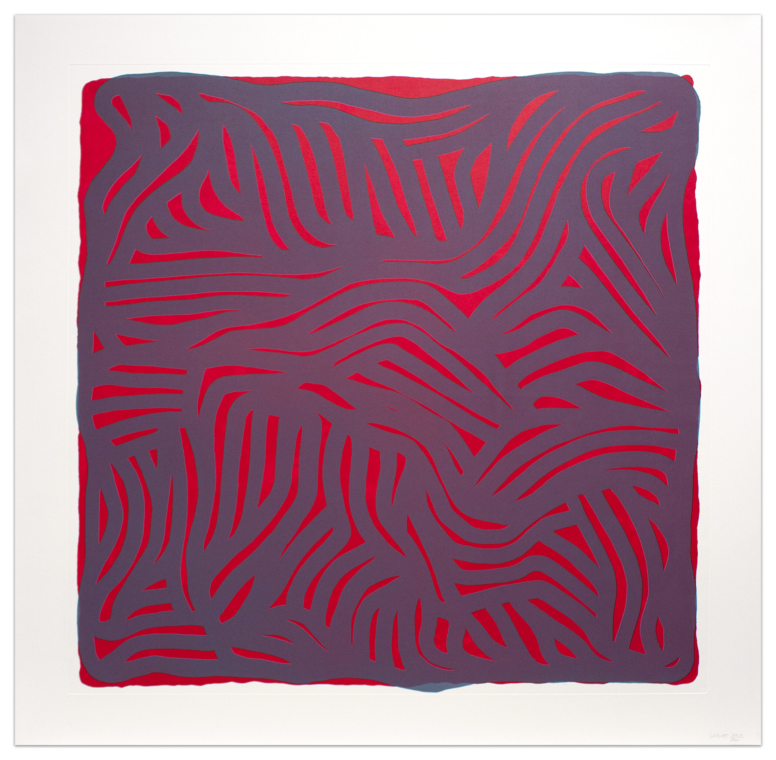 Parallel Curves by Sol LeWitt