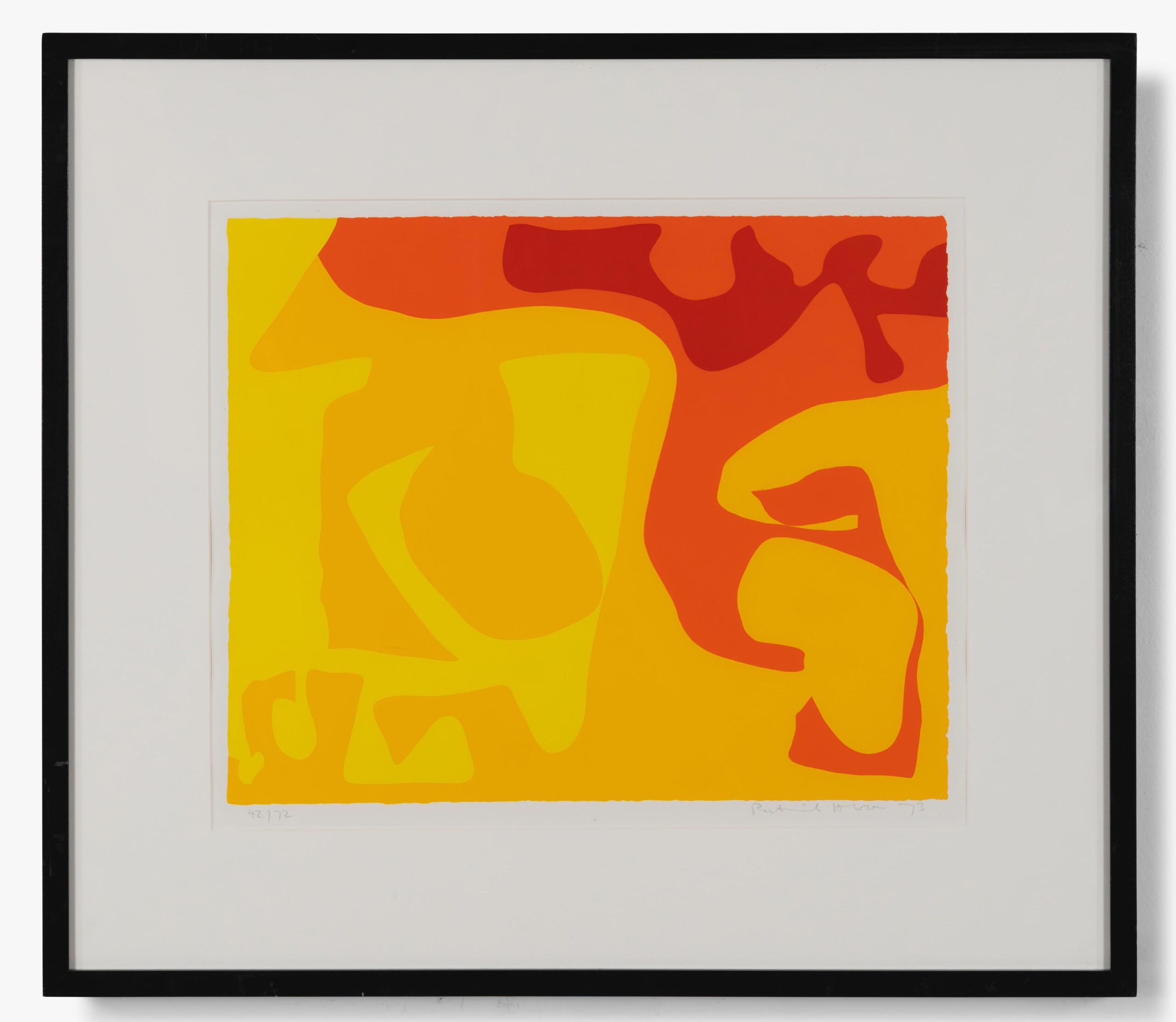 Small Yellow: January, 1973 by Patrick Heron