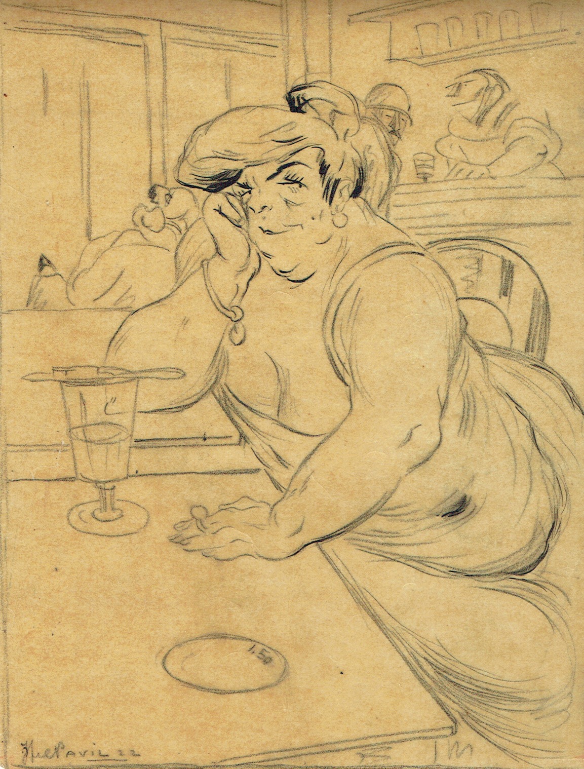 Cafe Scene by Julien Pavil