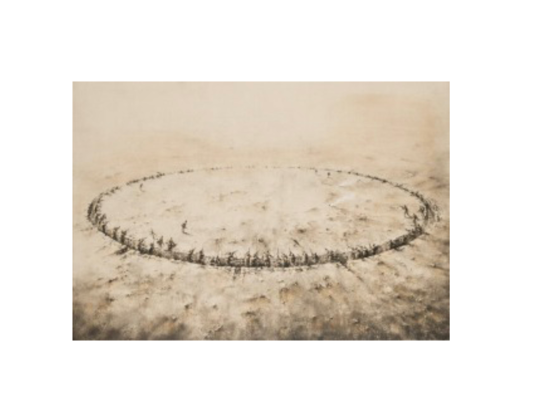 Pejac, So Far, So Close (2022) by Pejac