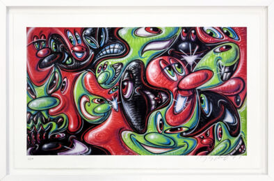 Places Please (framed hand signed archival pigment print) by Kenny Scharf at GallArt.com