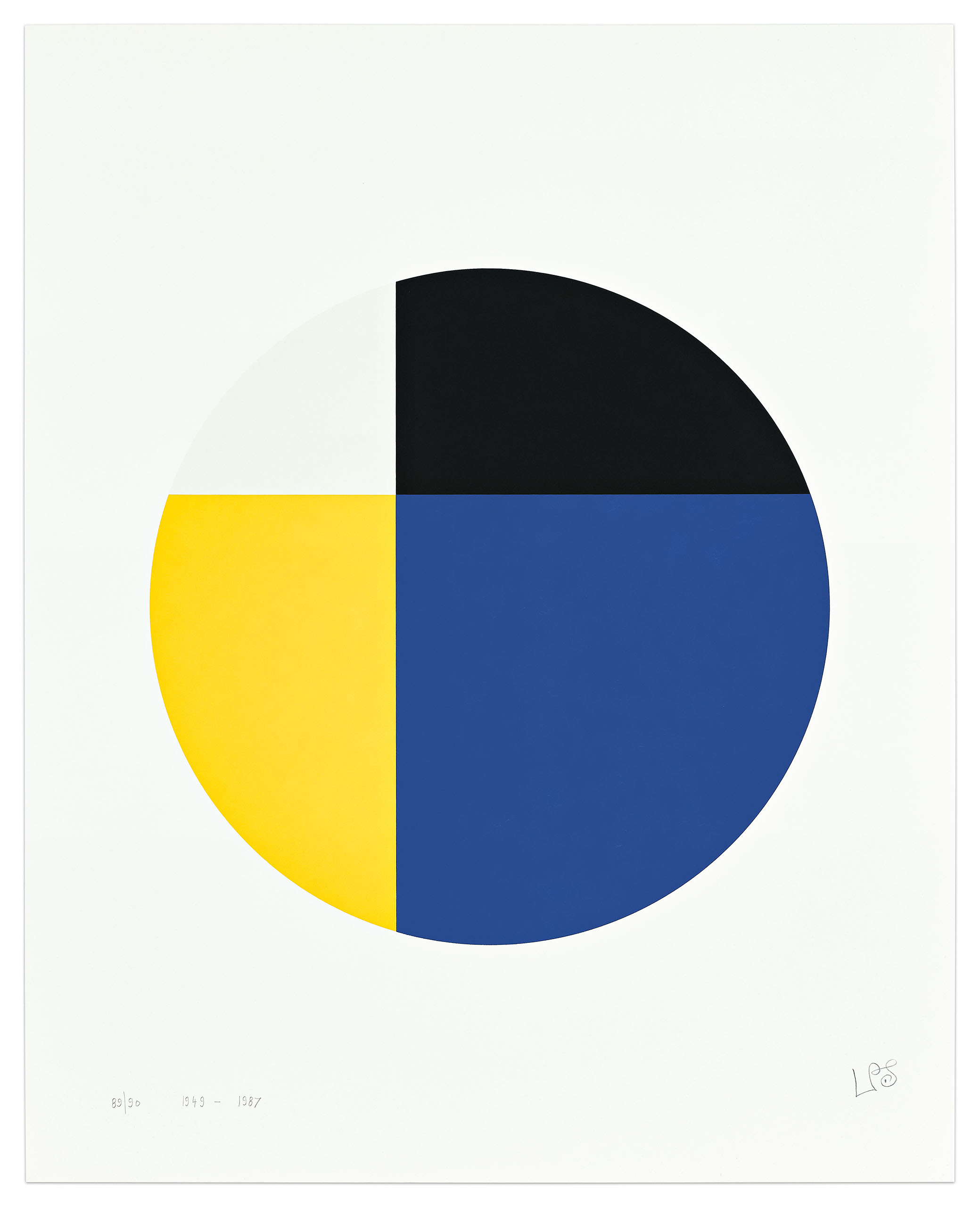 Quadrat Im Kreis (Circle in Square) (A) by Leon Polk Smith