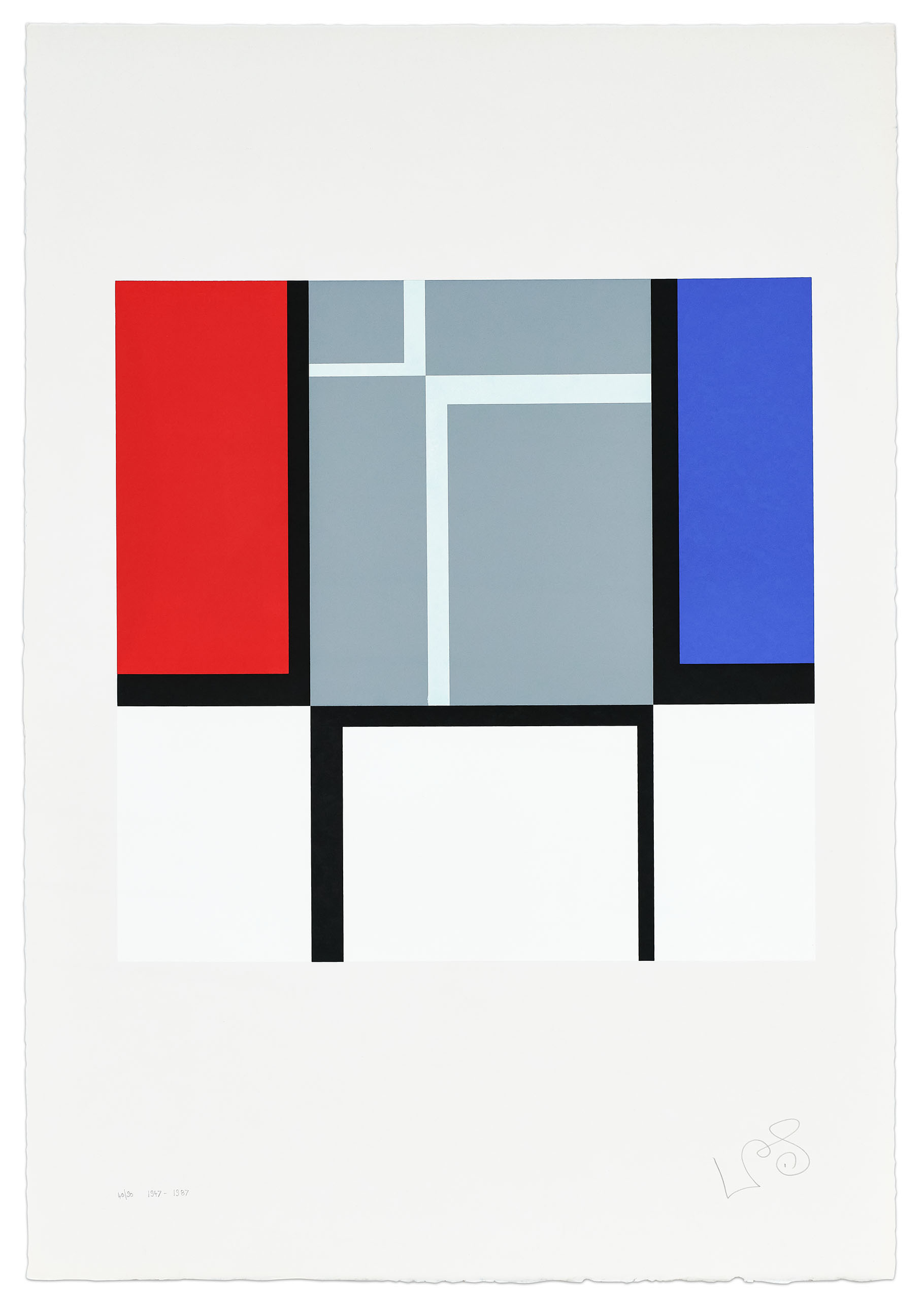 Untitled (Werkubersicht/work overview) (B) by Leon Polk Smith