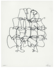 Puzzled #5 (Black State) by Frank Gehry at Gemini G.E.L. at Joni Moisant Weyl