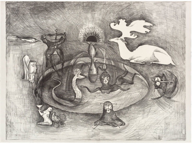 Stag at Mourn by Leonora Carrington