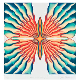 Return of the Butterfly by Judy Chicago at Turner Carroll Gallery
