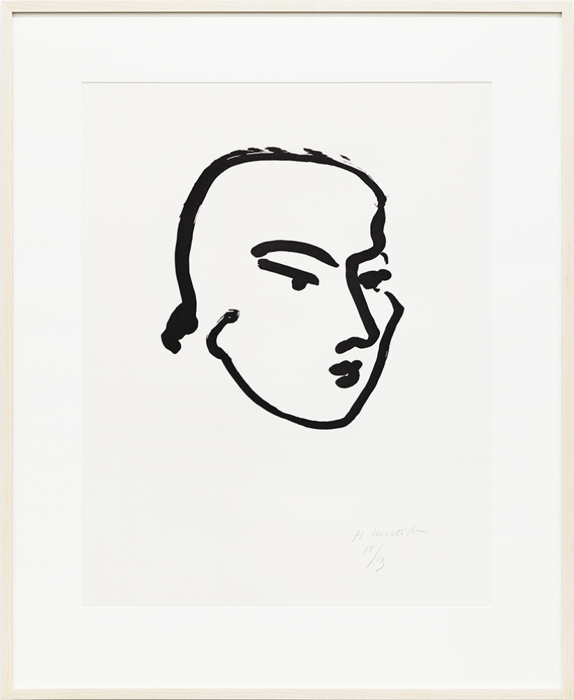 Nadia. Visage aux yeux obliques by Henri Matisse