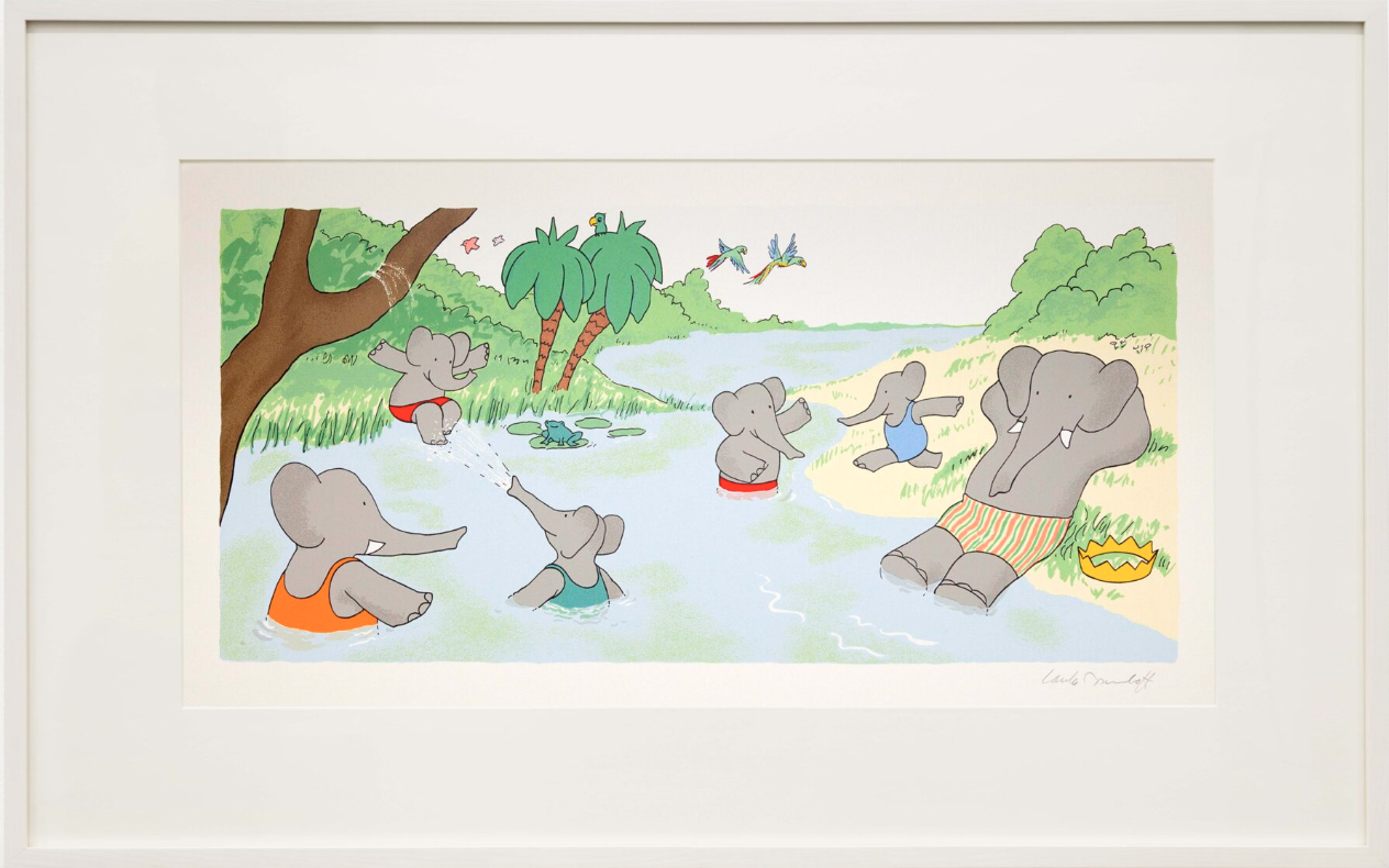What Could Be Better Than Swimming in Summer? by Laurent de Brunhoff