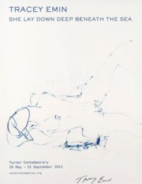 She Lay Down Deep Beneath the Sea Hand-Signed by Tracey Emin at Clifton Gallery