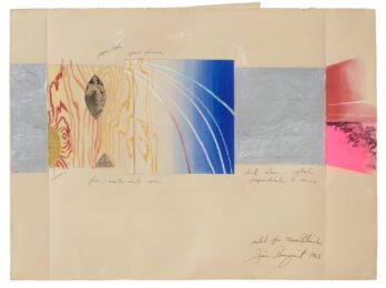 Sketch for Horse Blinders by James Rosenquist at Robert Fontaine Gallery