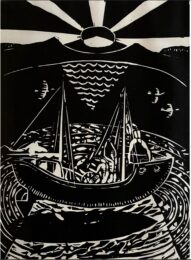 Sunrise Fisherman, Provincetown by William Zorach at Susan Sheehan Gallery